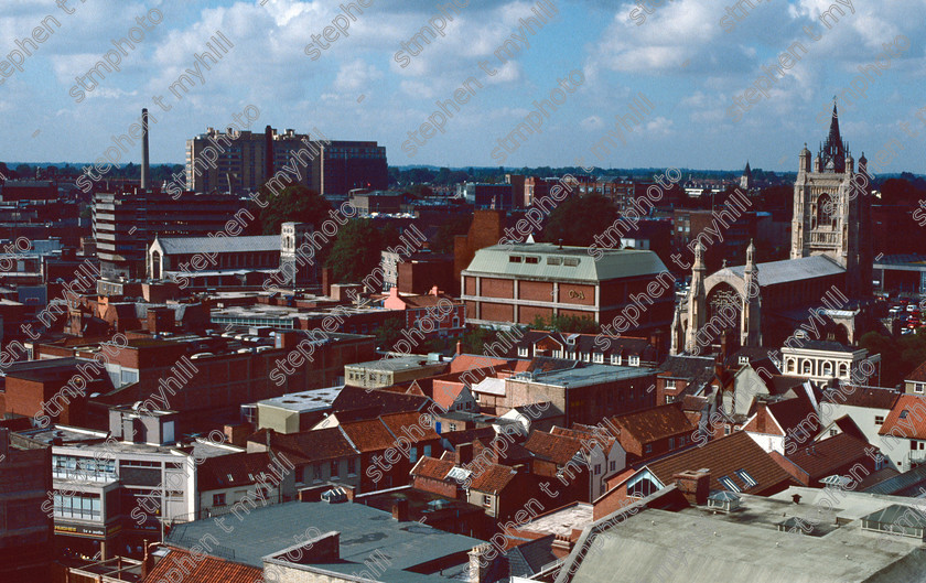 View of Norwich 1990, Norfolk, England, UK - stmphoto 180587